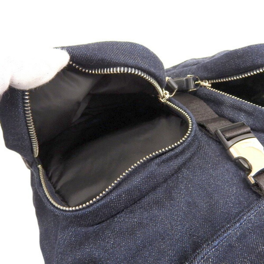 MONCLER Cotton DAUPHINE LARGE Rucksack Backpack F109B5A70010 Blue Ladies - Picture 7 of 10